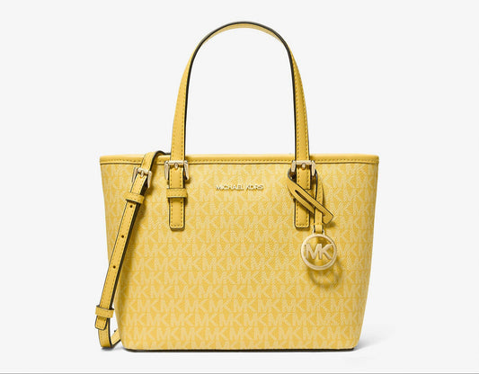 Jet Set Travel Extra-Small Logo Top-Zip Tote Bag